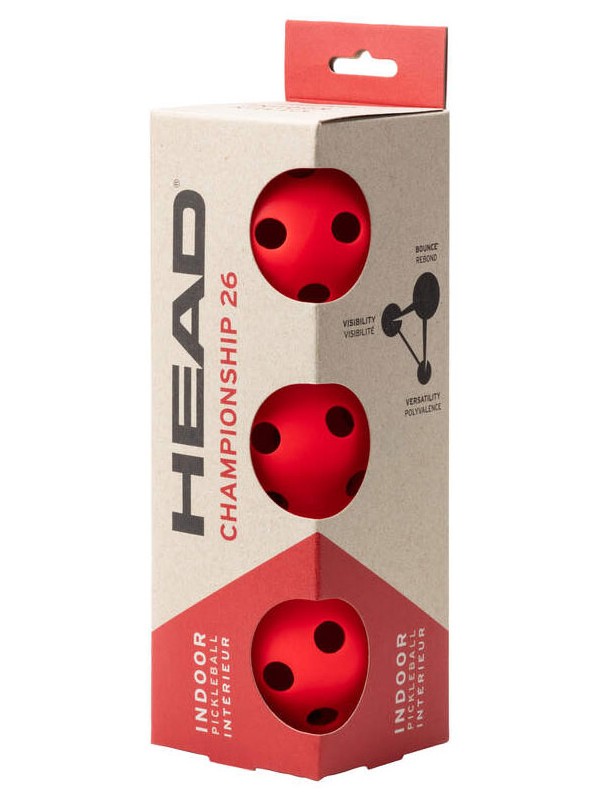 Pickleball žogice HEAD Championship 26 Indoor