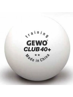 Žogice za namizni tenis GEWO Training Club 40+ ** - 72 žogic