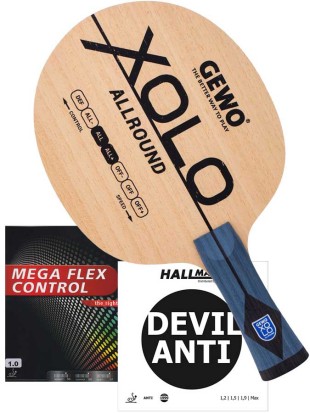 Kompletni lopar GEWO: Xolo Allround z Mega Flex in Devil-Anti