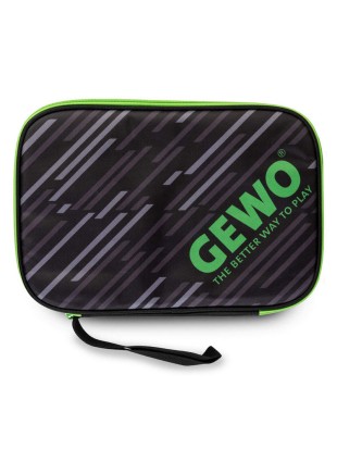 Ovitek za namizno teniški lopar GEWO Single cover Stripes Lime