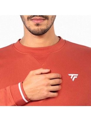 Tecnifibre bombažna jakna Team Terry sweater Terracotta